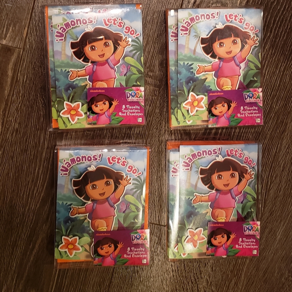 Dora the explorer invitation cards